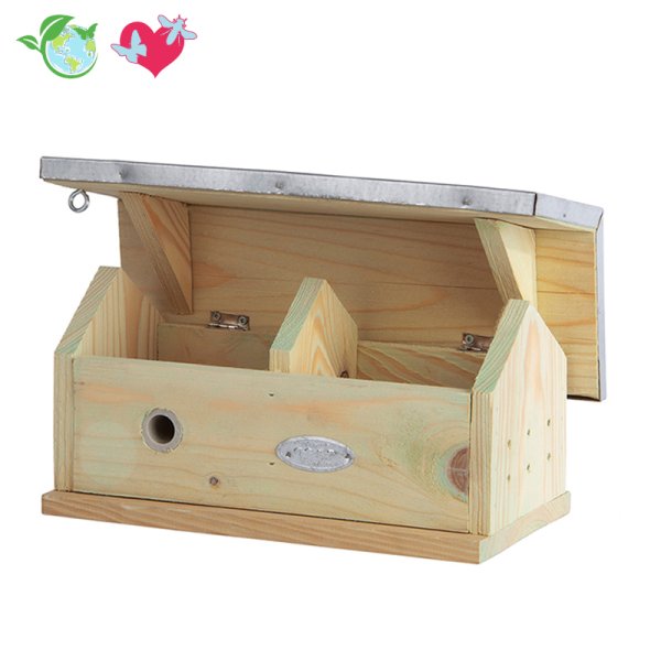 Bumblebee House made of wood, hinged