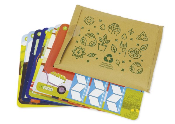 Puzzle Game Geometry "Recycling & Environmental Protection", 110 pcs.