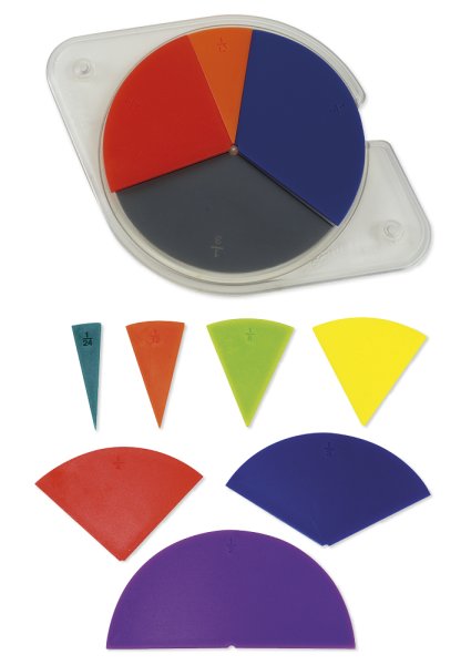 The Fraction Workshop "The World of Fractions", 77 pcs.