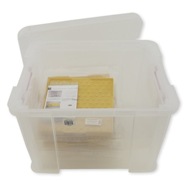 Class Set Geometry Board double sided (11x11 pins), 12 pcs. in box, 23x23 cm, yellow