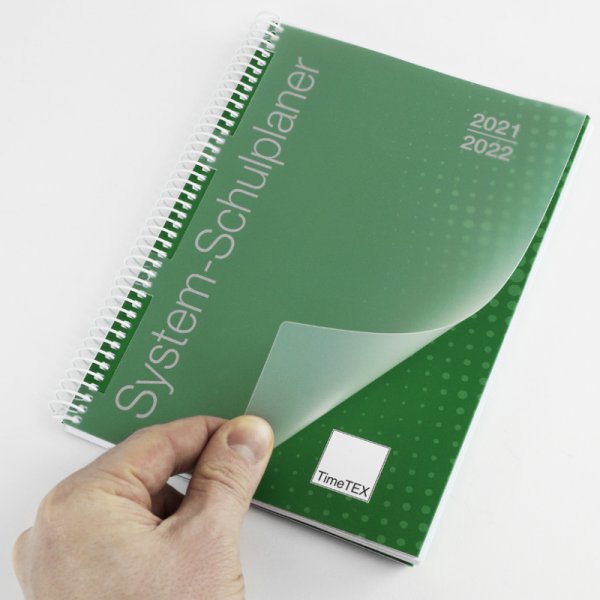 Click Protection Cover for spiral binding A5, reusable