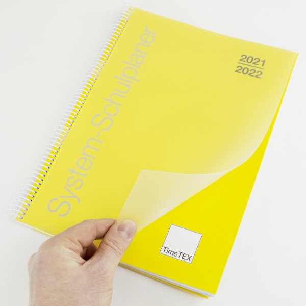 Click Protection Cover for spiral binding A4, reusable