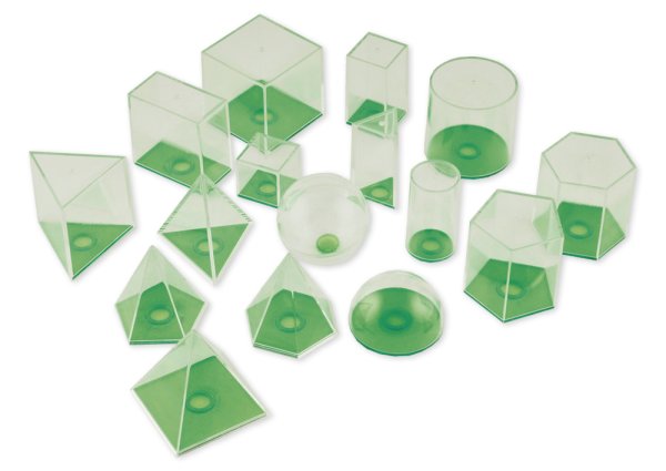 Geometric Object Set small, 17 pcs.