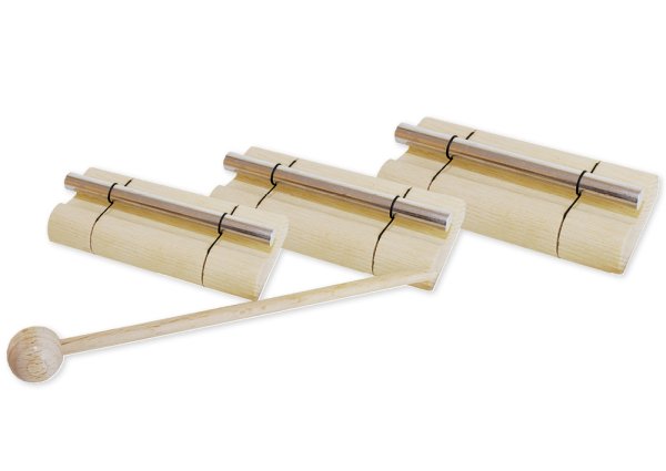 Set of Percussion Bars, notes B, A and E, 3 pcs.