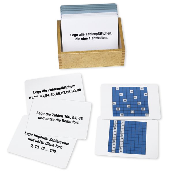 Work Cards for the Hundred Board