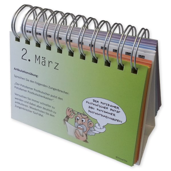 TimeTEX Mounted Calendar for the Voice, A6