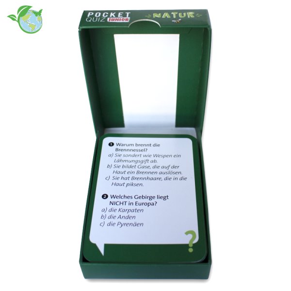 Card game "Pocket Quiz Junior Nature"