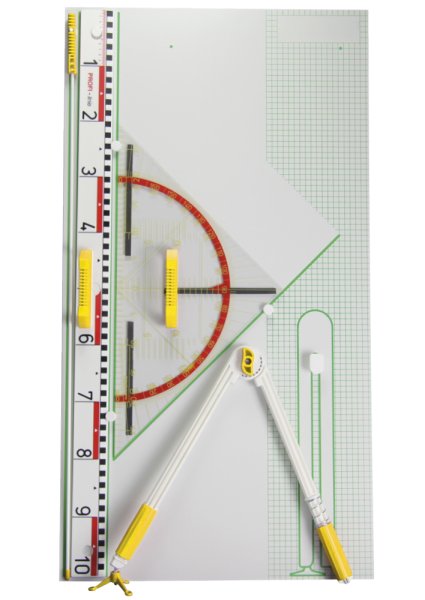 Wall Board Device Set Pro 5-part, magnetic, 60 cm triangle
