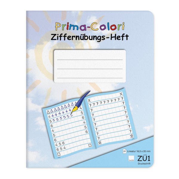 Prima Colori Number Exercises Book ZÜ1