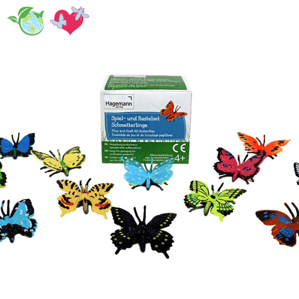 Play and Craft Set "Butterflies", 12 pcs.