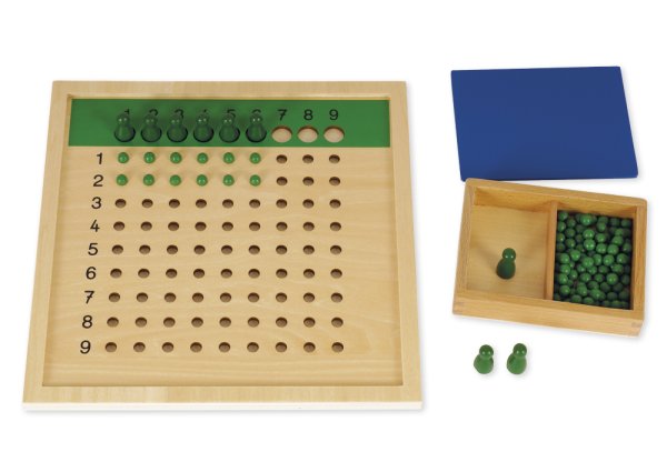 TimeTEX Small Multiplication Board "Montessori Premium"