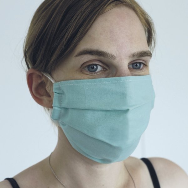 Everyday Face Mask made from cotton fabric, "Flexible Size"
