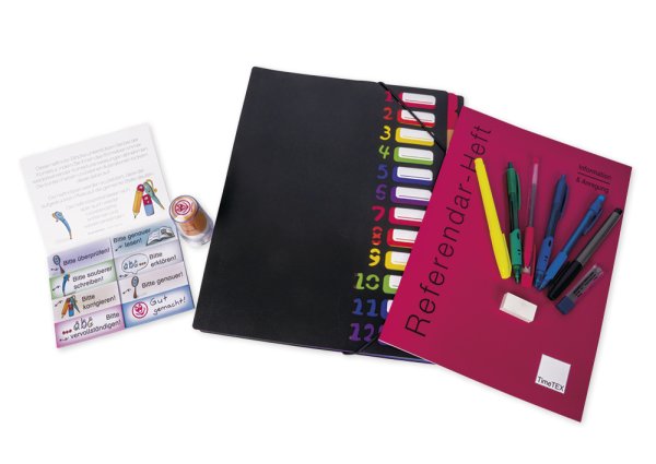 TimeTEX organiser starter set for trainee teachers, 19 pcs.