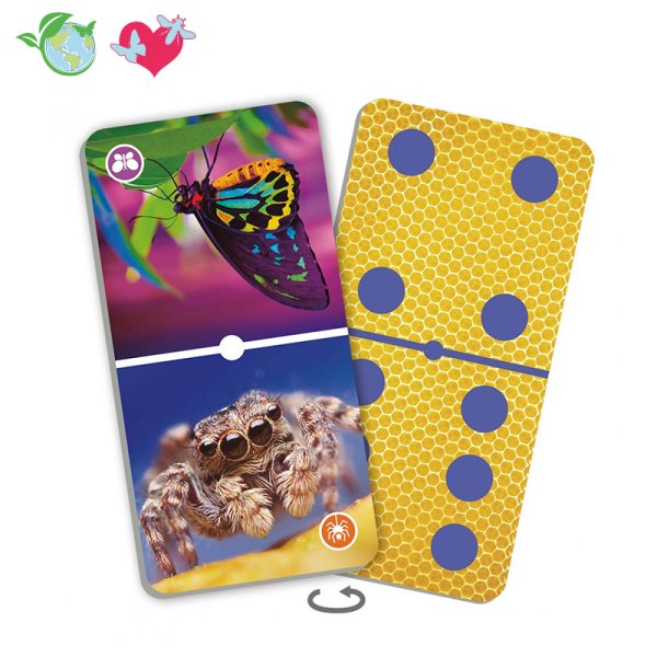 Insect domino, 43 pcs.