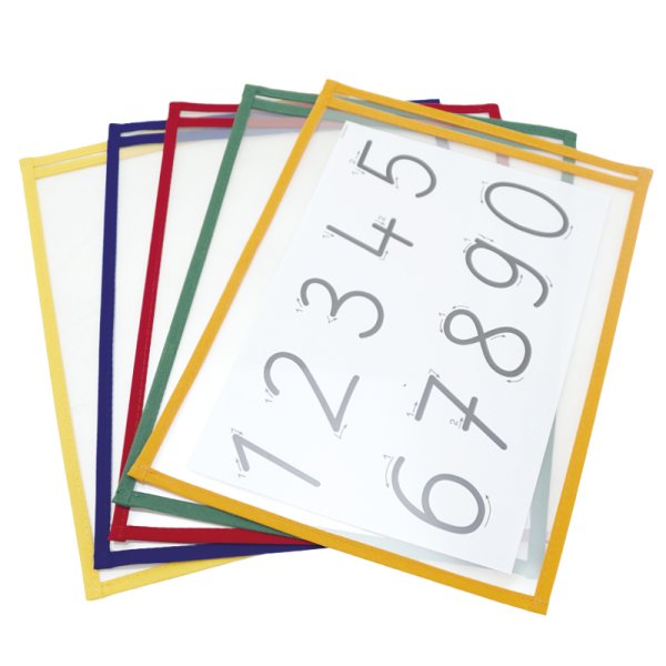 Learning and Collection Bags A5-Plus with colour edging, 10 pcs.