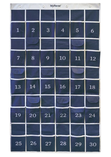 Mobile Phone Hotel "Cyber-Safe" with 30 Insert Pockets, 128x78 cm