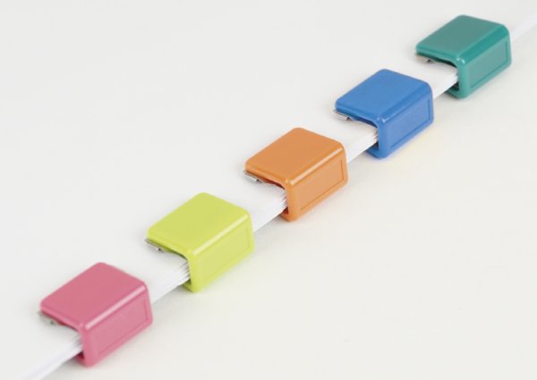Set of Paper Filing Grips, 5 pcs., opaque