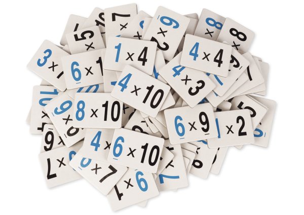 Multiplication cards "1x1", 100 pcs.