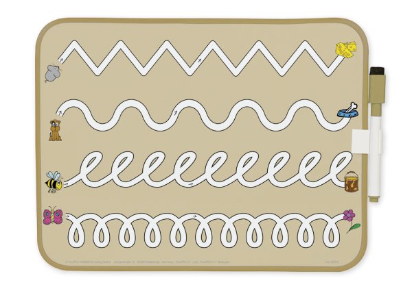 Prima-Colori Writing Practice Whiteboard, magnetic