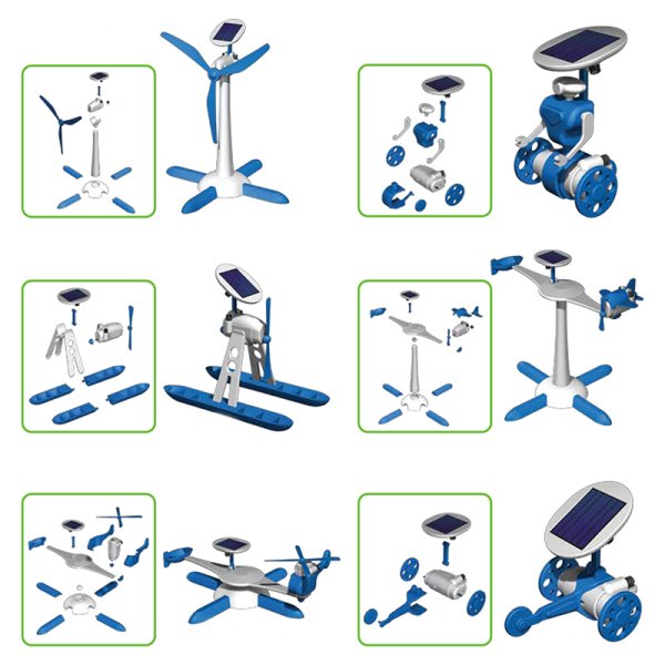 Construction Kit "Solar Model 6-in-1", 44 pcs.
