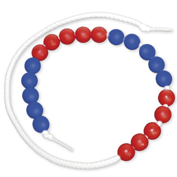 Arithmetic Chain up to 20, red/blue, steps in 5s