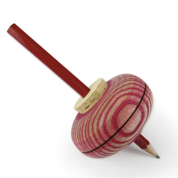 Mal-Kreisel aus Holz, 58 mm ø