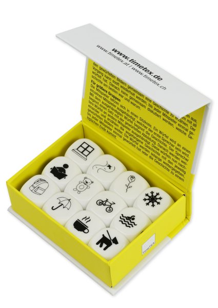 Dice Set Stories "Imagination", 12 pcs.18 mm in box