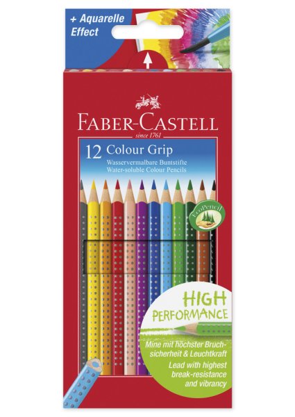 Faber-Castell Colour Grip Coloured Pencils 12 pcs.