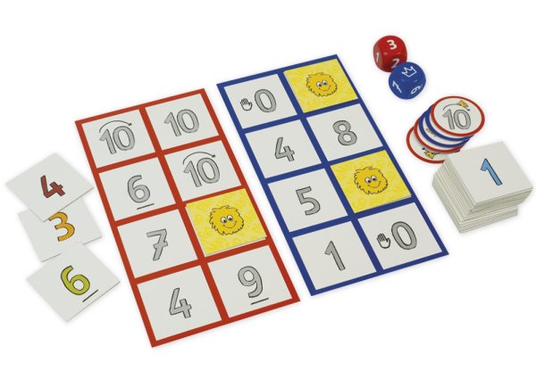 Educational Game "Plumingo - Plus and Minus To 10 with Overshoot"