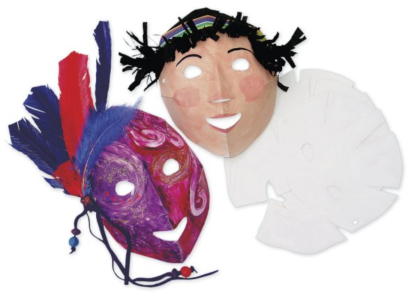 Three-Dimensional Masks for custom design, 40 pcs.