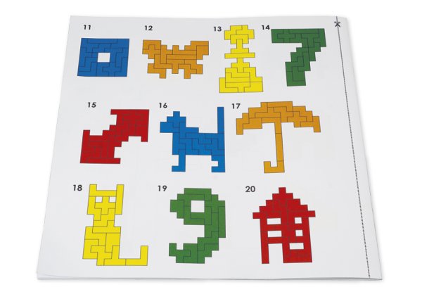 Pentomino Templates, in original size