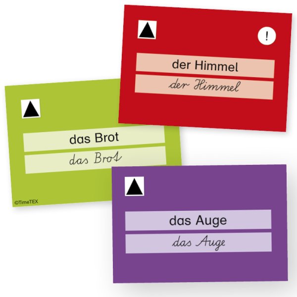 "My Word Treasure Chest" A8 Flashcards - basic vocabulary for LPPlus, 320 pcs.