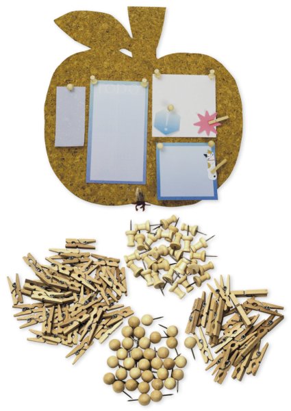 Timetex Natura Office Set wooden pins and pegs, 100 pcs.