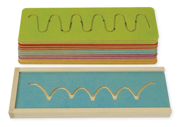 Set of Wooden Swinging Exercise Templates, 16 pcs.