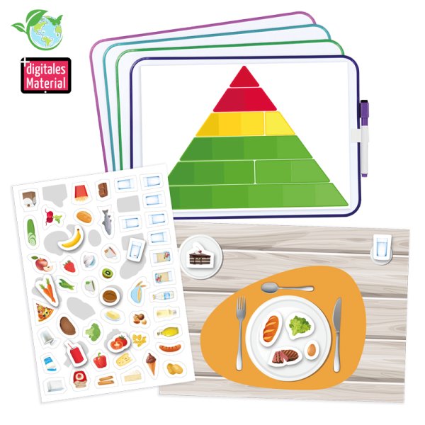 Group set healthy eating, magnetic, 130 pcs