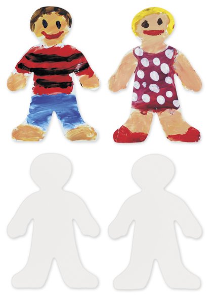 Custom-Design Paper People, 36 pcs.