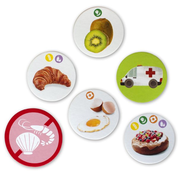 Educational game "Food allergies and intolerances", 69 pcs