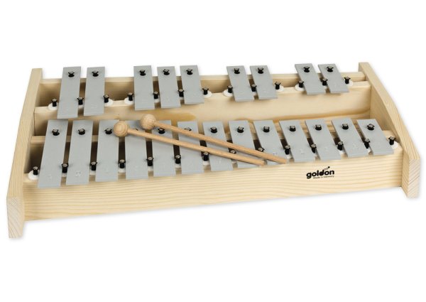 Chromatic Chimes, soprano c3 - a4, grey with mallet