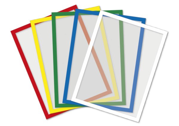 TimeTEX Frame Pocket Set A4 magnetic 5 pcs.