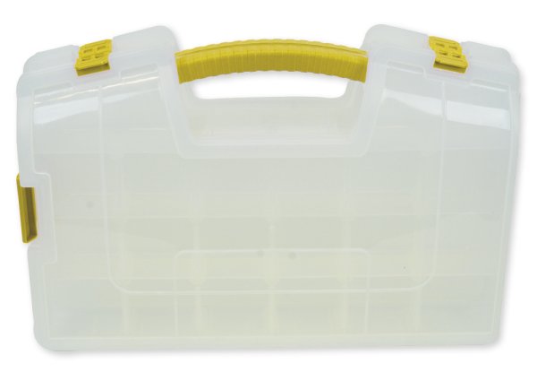 Assortment Case with 34 miscellaneous compartments, double-sided