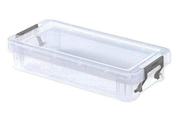 Plastic Box Stackable, transparent, 0.75 litres