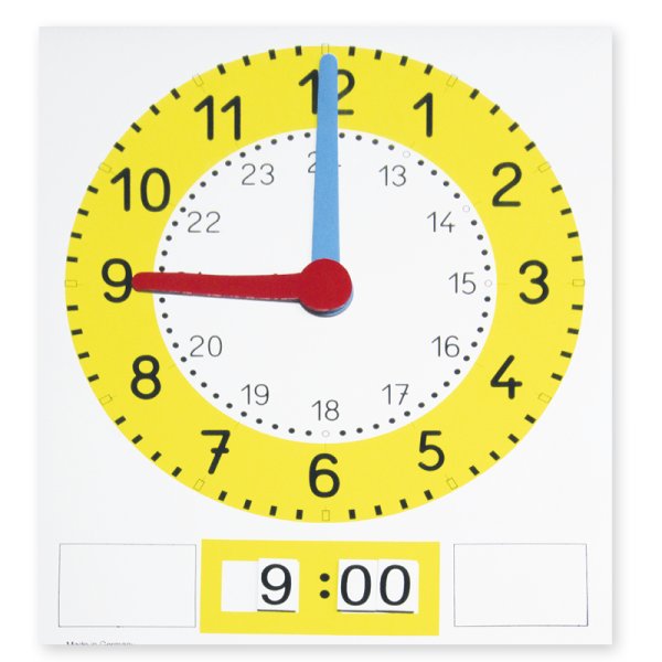 Magnetic Board Clocks "Analogue/Digital"