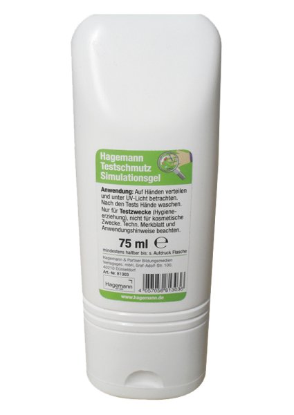 Simulationsgel "Testschmutz", 75 ml, Sonderposten