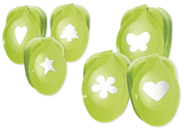 Set Motiv-Stanzer für Moosgummi, 3-tlg.
