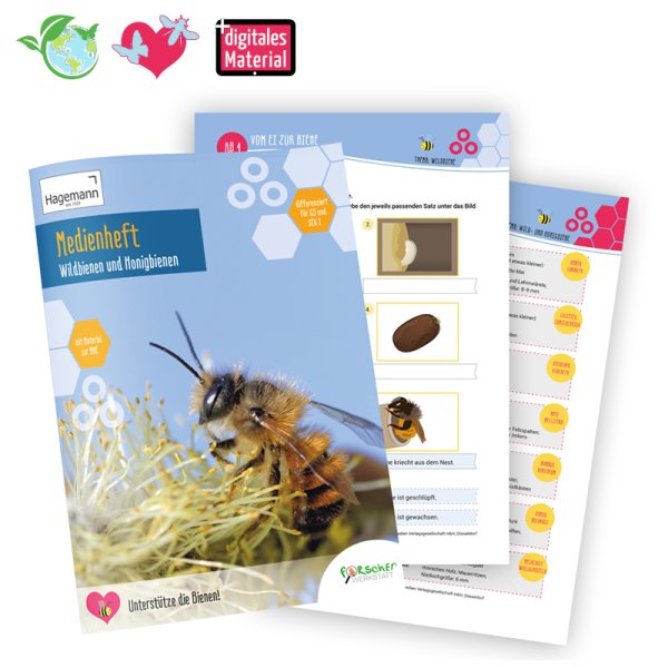 Media Booklet "Wild Bees and Honey Bees", 44 pages