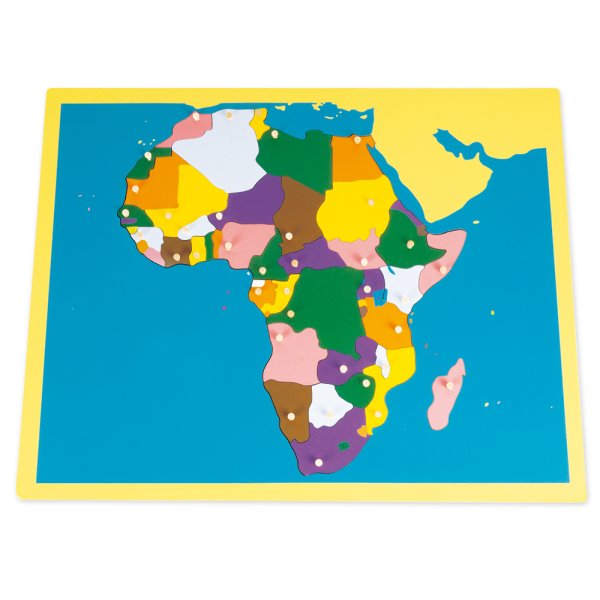 TimeTEX Puzzle Map of Africa "Montessori Premium"