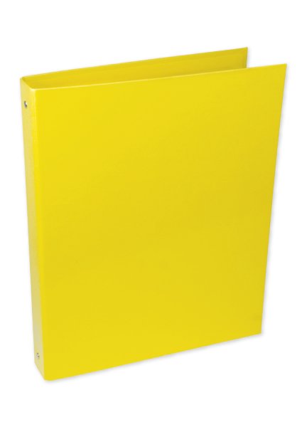 Ring Binder Folder for loose leaf inserts A4-Plus, yellow