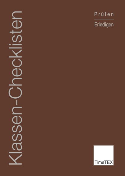TimeTEX Class Checklist, A4