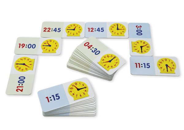 Time Dominoes, 24 hrs, 36 pcs.