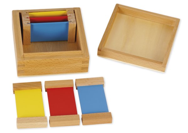 TimeTEX Colour Tablets First Box, 3 pairs "Montessori Premium"